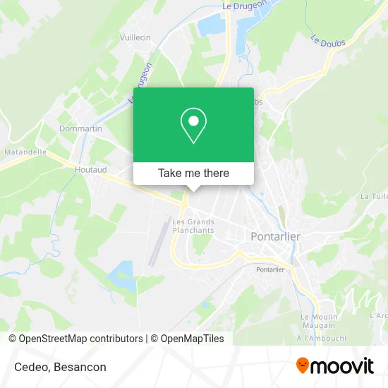 Cedeo map