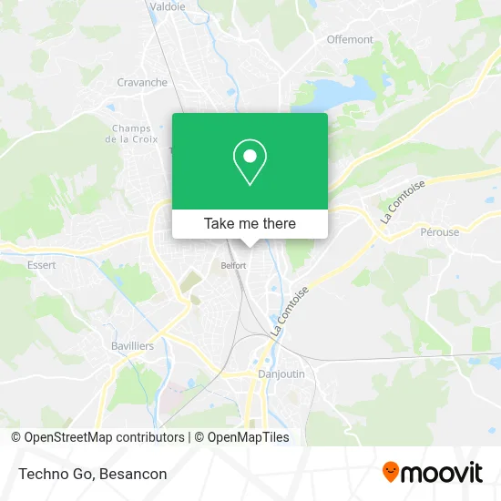 Techno Go map