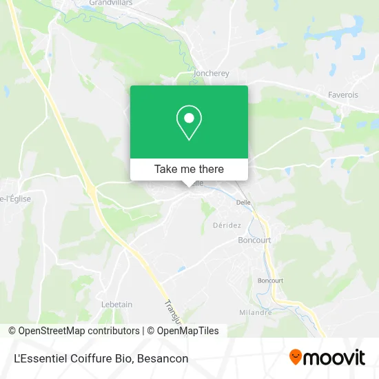 L'Essentiel Coiffure Bio map