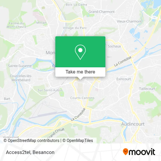 Access2tel map