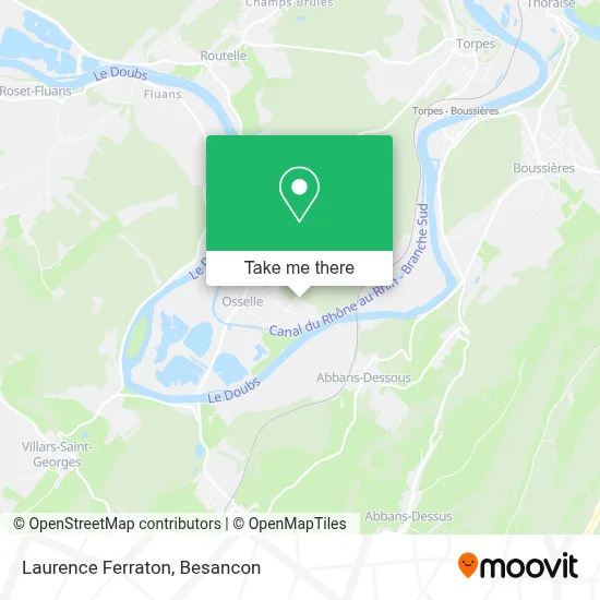 Laurence Ferraton map