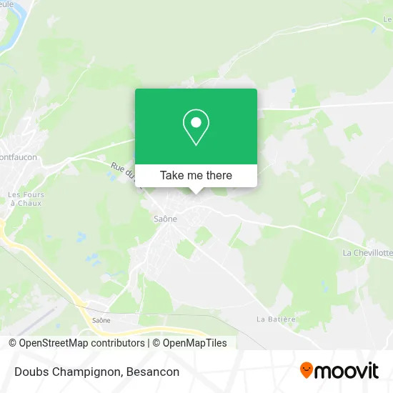 Doubs Champignon map