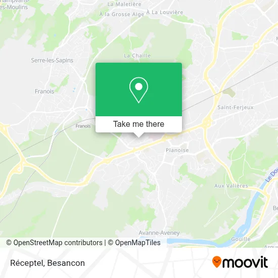 Réceptel map