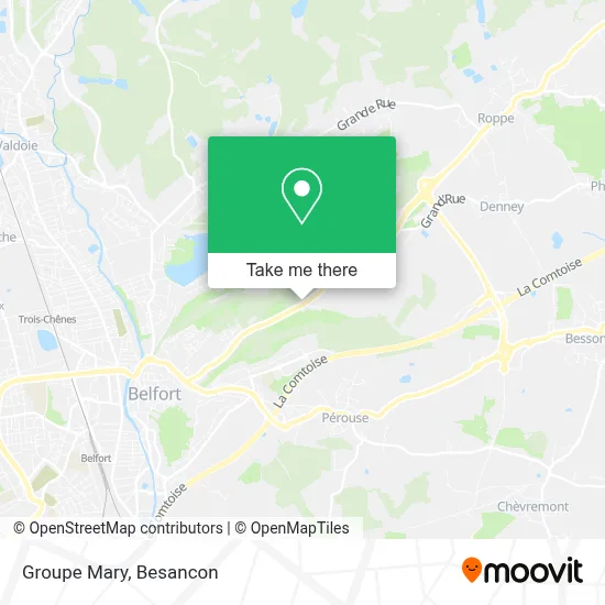 Groupe Mary map