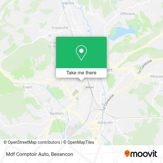 Mdf Comptoir Auto map