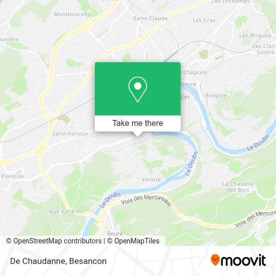 De Chaudanne map