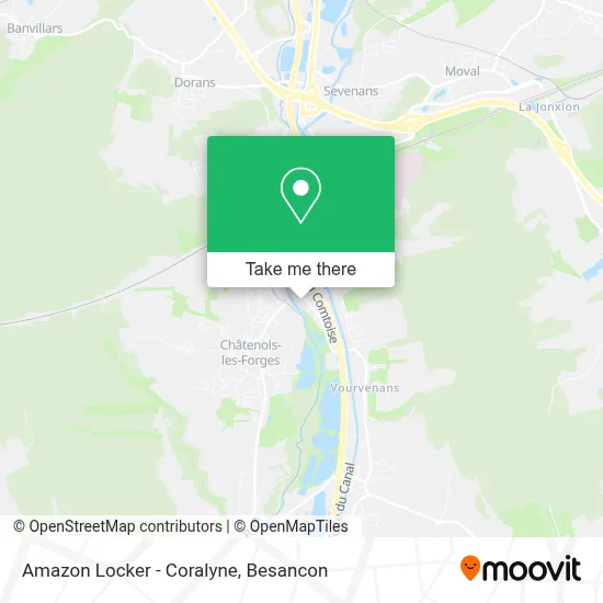 Amazon Locker - Coralyne map