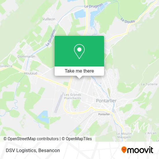 Dsv Logistics map
