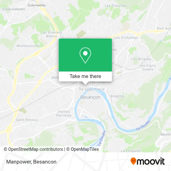 Manpower map