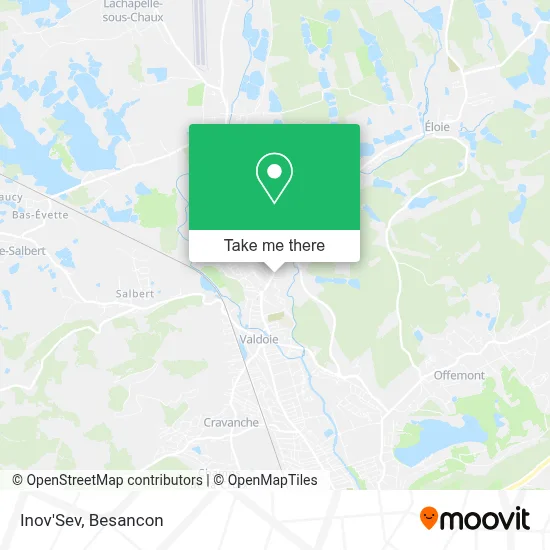 Inov'Sev map
