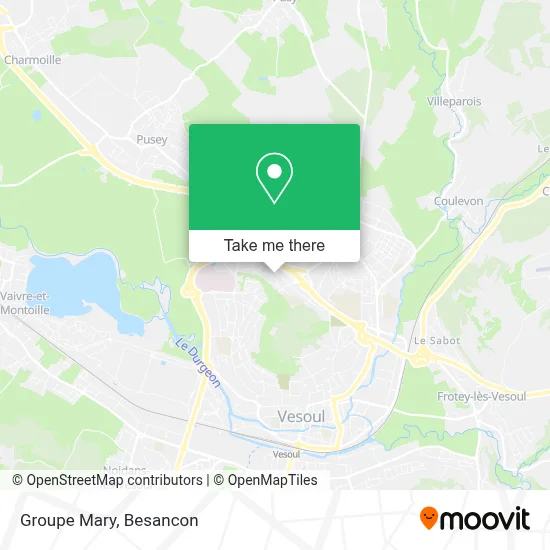 Groupe Mary map