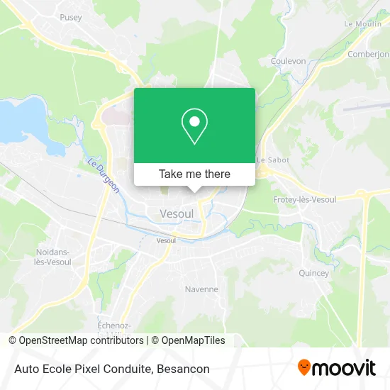 Auto Ecole Pixel Conduite map