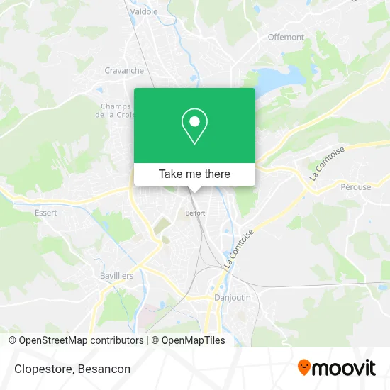 Clopestore map