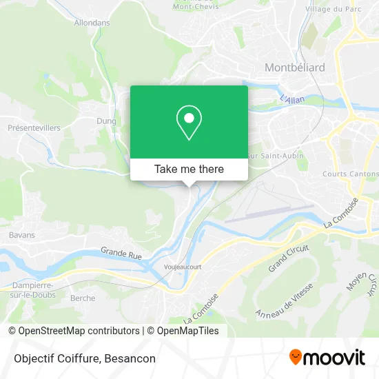 Objectif Coiffure map
