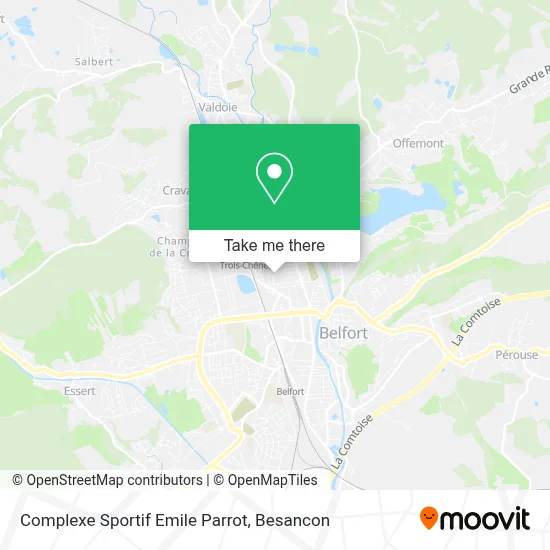 Complexe Sportif Emile Parrot map