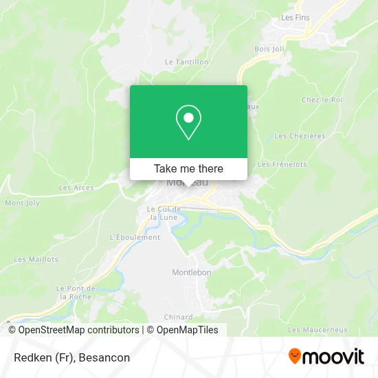Redken (Fr) map