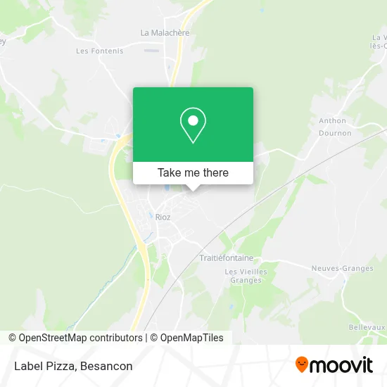 Label Pizza map