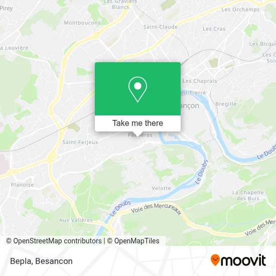 Bepla map