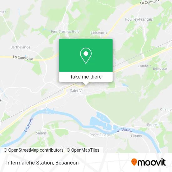 Station Intermarche map