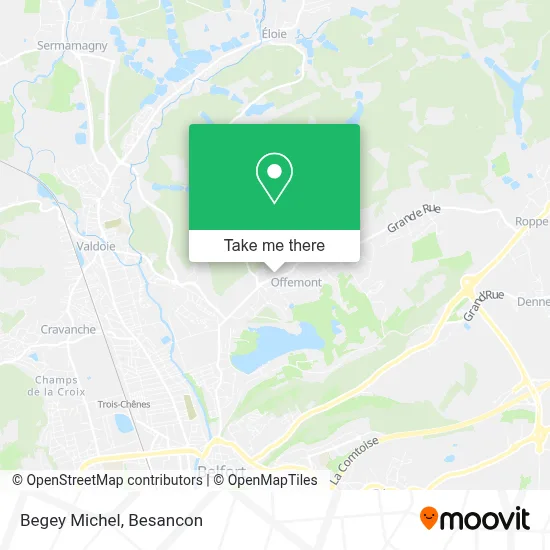 Begey Michel map