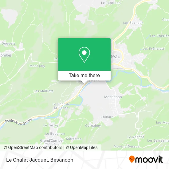 Le Chalet Jacquet map
