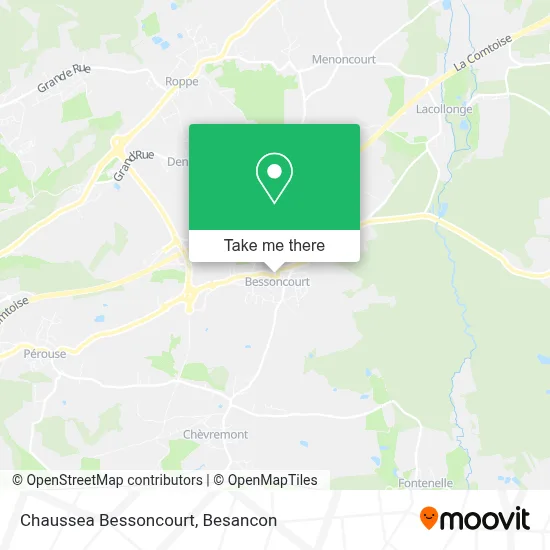Chaussea Bessoncourt map