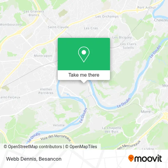 Webb Dennis map