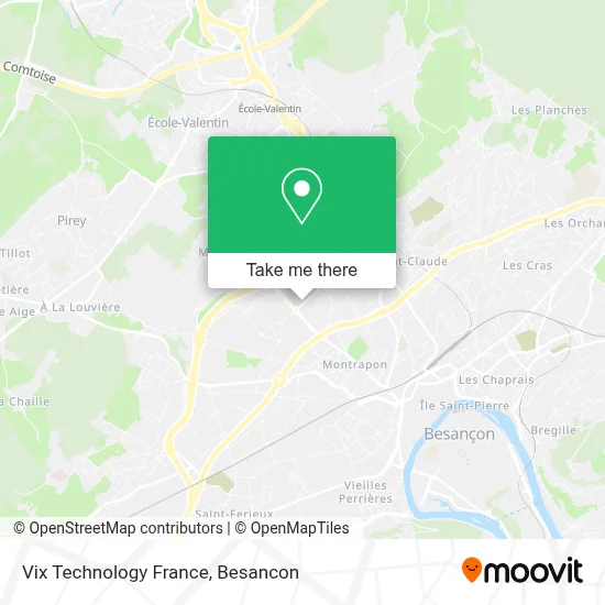 Vix Technology France map