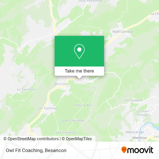 Owl Fit Coaching map