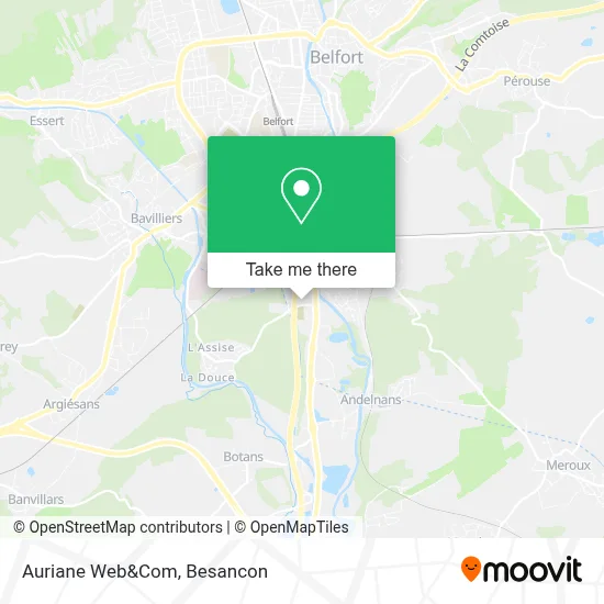 Auriane Web&Com map