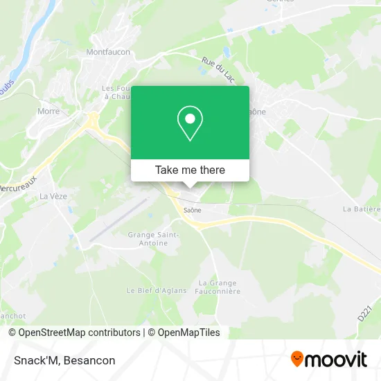 Snack'M map