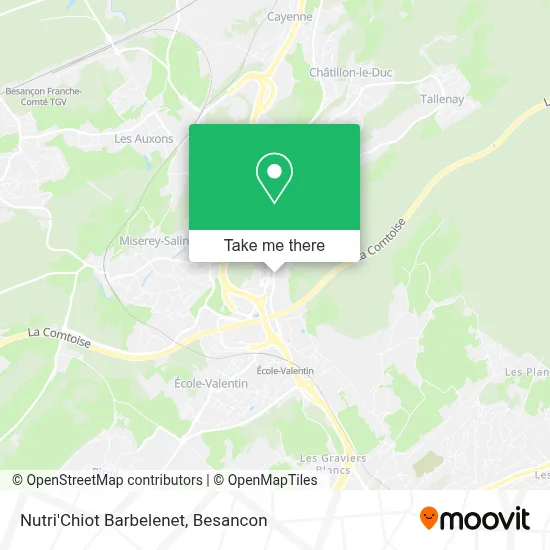 Nutri'Chiot Barbelenet map