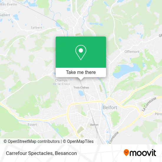 Carrefour Spectacles map