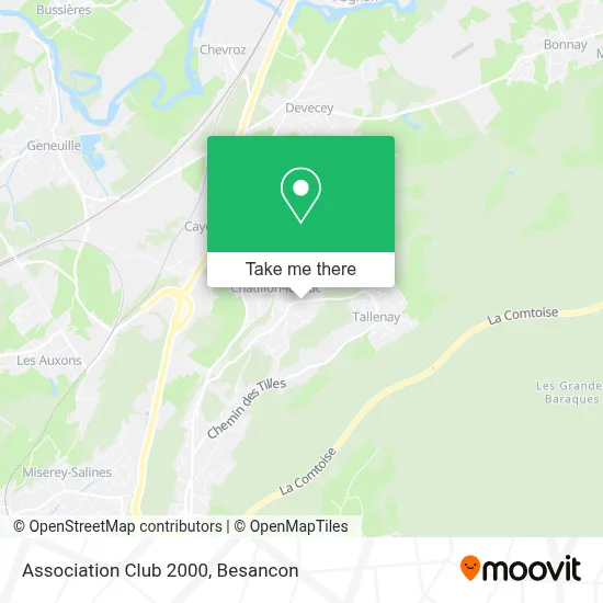 Association Club 2000 map