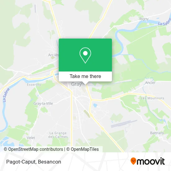 Pagot-Caput map