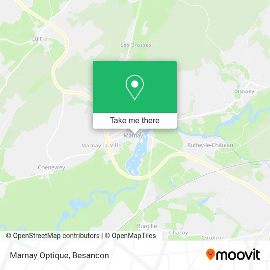 Marnay Optique map