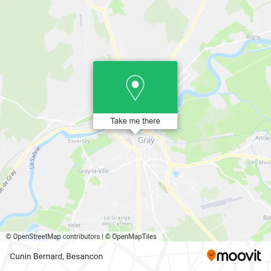 Cunin Bernard map