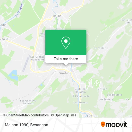 Maison 1990 map