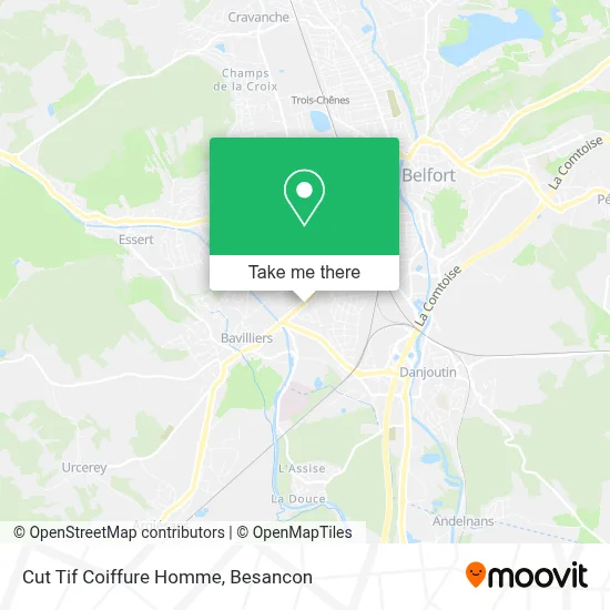 Cut Tif Coiffure Homme map