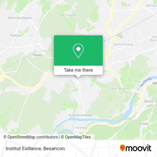 Institut Exillance map