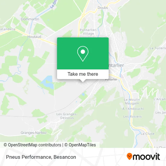 Pneus Performance map