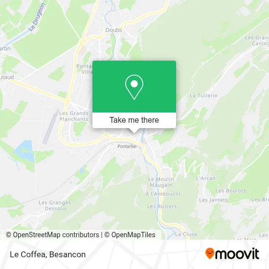 Le Coffea map