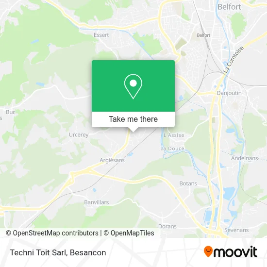 Techni Toit Sarl map