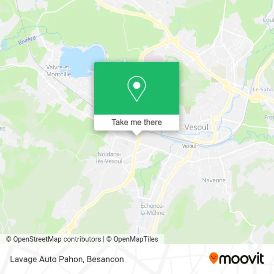 Lavage Auto Pahon map