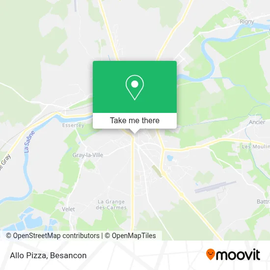 Allo Pizza map