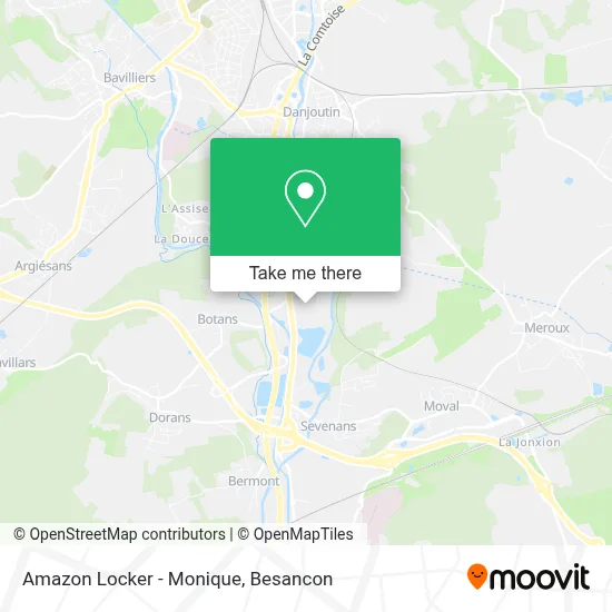 Amazon Locker - Monique map