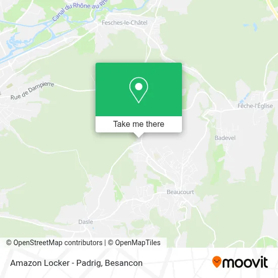 Amazon Locker - Padrig map