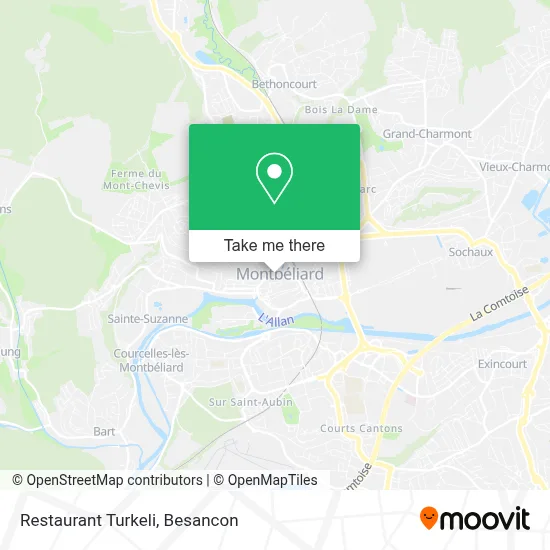 Restaurant Turkeli map