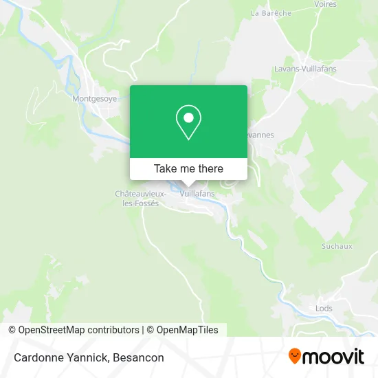 Cardonne Yannick map