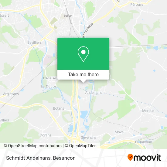 Schmidt Andelnans map